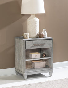  Artesia - 1 Drawer Nightstand - Smokey Taupe