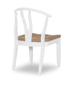 Franklin - Wishbone Back Side Chair - Harvest Oak / Natural White