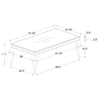 Carone - Rectangular Coffee Table