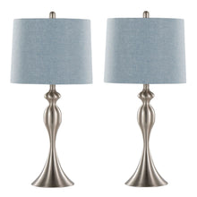  Ashland - 27" Metal Table Lamp (Set of 2) - Light Blue