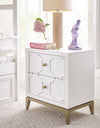 Chelsea by Rachael Ray - Nightstand With Lattice - White