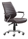 Enterprise - Low Back Office Chair - Espresso