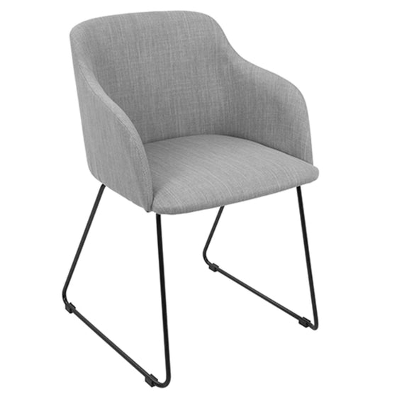 Daniella - Dining / Accent Chair - Light Gray (Set of 2)