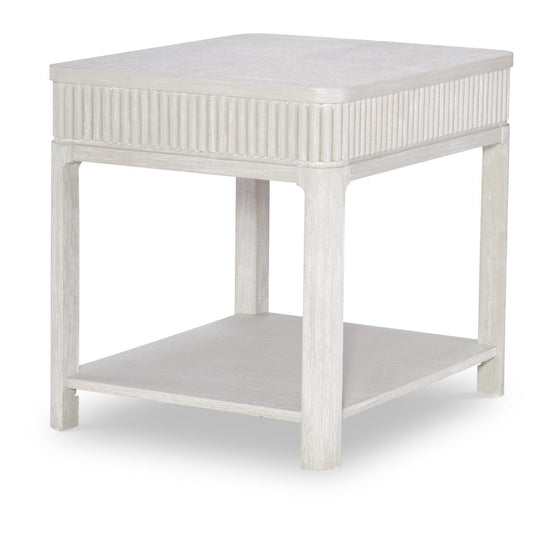 Miramar - Drawer End Table - Oyster