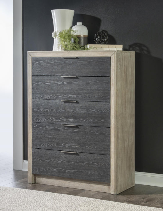 Halifax - Drawer Chest - Flax And Java