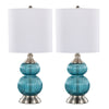 Belle - 20" Glass Accent Lamp (Set of 2)