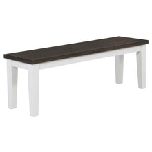  Kingman - Wood Dining Bench - Distressed White