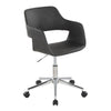 Margarite - Task Chair - Chrome Metal