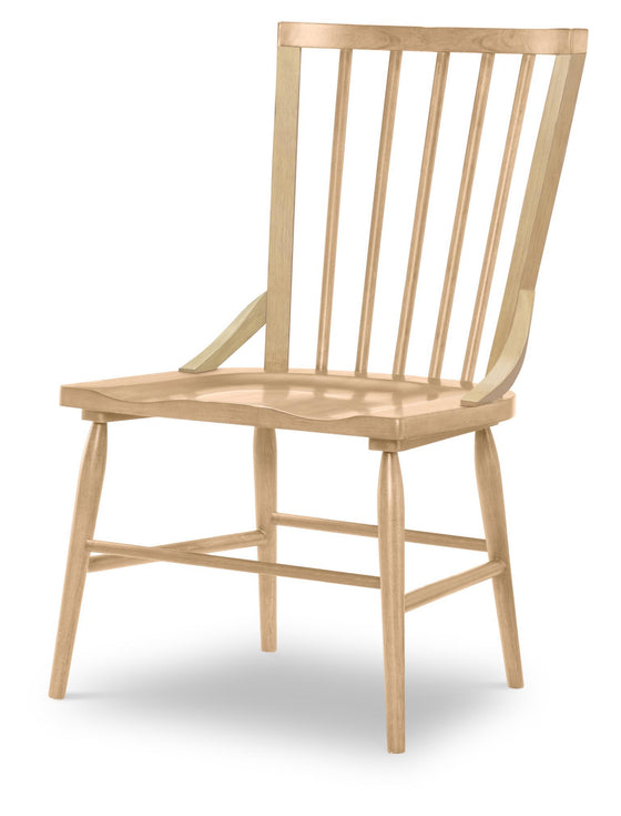 XXX's And OOO's - Windsor Side Chair - Amber