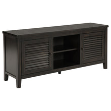  Concord - 2-Door 60" TV Stand Console - Distressed Java