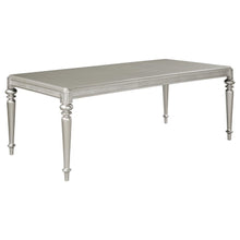  Bling Game - Extension Dining Table - Metallic Platinum