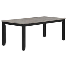  Elodie - Rectangular Extension Leaf Dining Table - Black