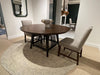 Fenmore - Complete Round Dining Table - Mocha And Distressed Cherry