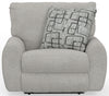 Maxwell - Power Deep Seat Lay Flat Recliner - Cream