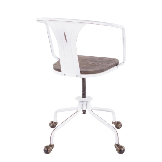 Margarite - Task Chair - Chrome Metal