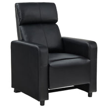  Toohey - Upholstered Home Theater Push Back Recliner - Black