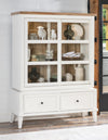 XXX's And OOO's - Display Cabinet - Amber And Cotton