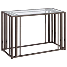  Adri - Glass Top Entryway Sofa Console Table