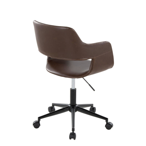 Margarite - Task Chair - Gold Metal