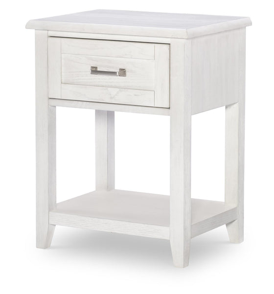 Ashton - One Drawer Nightstand - Bleached Linen