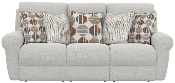 Kellen - Lay Flat Reclining Sofa - Ecru