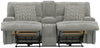 Renaldo - Power Console Loveseat With Zero Gravity Recline - Stone