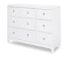 Summerland - 9 Drawers Dresser - White