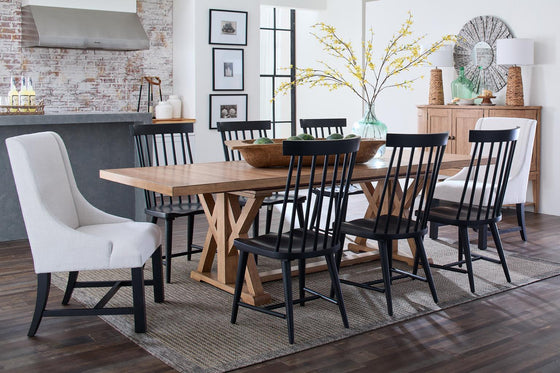 Today's Traditions - Trestle Dining Table - Natural Hickory