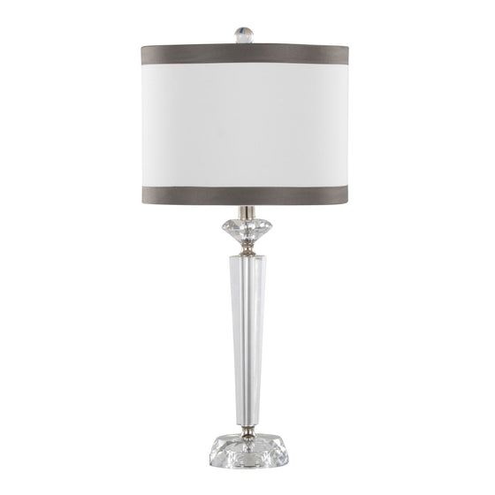 Diamond - Torch 25.75" Crystal Table Lamp (Set of 2) - White