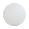 Kella - Round Marble Top Dining Table - White Marble