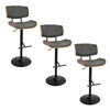 Lombardi - Adjustable Barstool With Swivel (Set of 3)