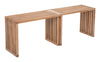 Riviera - Extendable Bench (Set of 2) - Natural