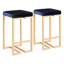  Midas - 26" Glam Counter Stool - Gold (Set of 2)