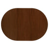 Jedda - 5 Piece Oval Dining Table Set - Dark Walnut