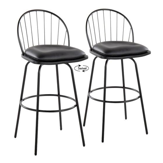 Riley - Claire - 30" Fixed-Height Barstool (Set of 2)