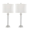 Diamond - Torch 25" Crystal Table Lamp (Set of 2) - White