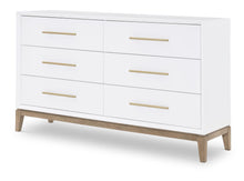  Melrose - Dresser - Cloud White And Desert Oak