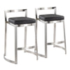 Fuji Dlx - Counter Stool (Set of 2) - Black