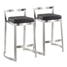  Fuji Dlx - Counter Stool (Set of 2) - Black