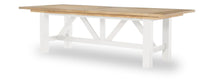  XXX's And OOO's - Trestle Dining Table - Amber And Cotton