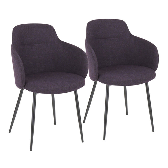 Boyne - Chair (Set of 2) - Black Legs