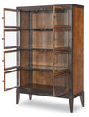 Fenmore - Display Cabinet - Mocha And Distressed Cherry