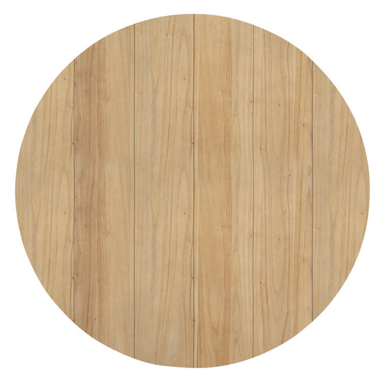 XXX's And OOO's - Complete Round Dining Table - Amber And Cotton