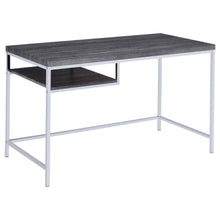  Kravitz - 1-Shelf Writing Desk - Weathered Gray