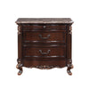 Constantine - Nightstand With Marble Top - Cherry