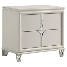  Olivia - 2-Drawer Nightstand Bedside Table - Pearl White