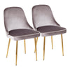 Marcel - Dining Chair - Gold Frame (Set of 2)