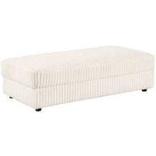  Emberson - Upholstered Rectangular Storage Ottoman - Ivory