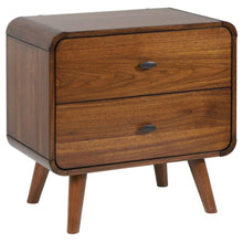  Robyn - 2-Drawer Nightstand - Dark Walnut