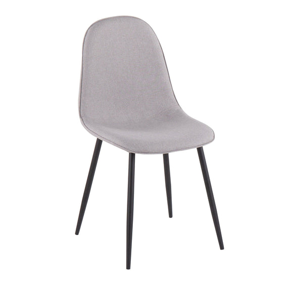 Pebble - Chair - Black Steel (Set of 2)